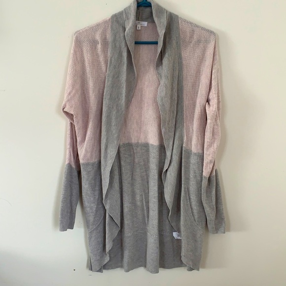CAMBER&GRACE PALE PINK &GREY CARDIGAN WOMEN SIZE S - Picture 1 of 10